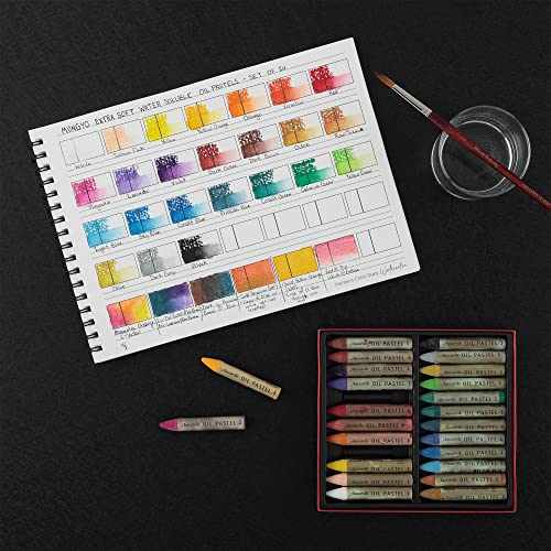 HG Art Concepts Painters Color Diary - 9x12" Spiral-Bound Acid-Free Color Swatch Book - Oil/Acrylic & Watercolor/Multimedia Bundle - WoodArtSupply