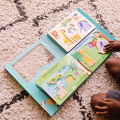 Melissa & Doug Book & Puzzle Play Set: in The Jungle Melissa & Doug