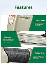 meite F32 Brad Nailer 18 Gauge 3/8" to 1-1/4" Pneumatic Tool for Woodworking Projects meite