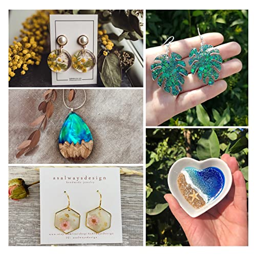 OYOOWOOA Deep Pour Epoxy Resin 4 Gallons Liquid Resina Epoxica para Madera Transparente Crystal Clear Casting Resin for Garage Floor River Tables OYOWOOA