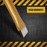 ABuff 6 Pcs Punch and Chisel Set, Includes 3 Pcs Digging Tools Cold Chisel Set, 3 Pcs Center/Pin/Tapered Punch Set, Masonry Chisel for Brick, Wood, ABuff