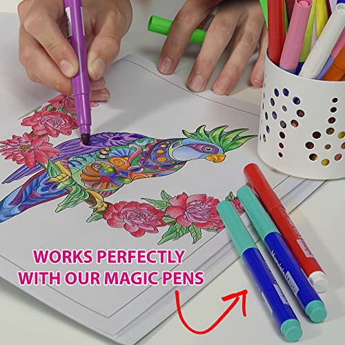 Marvin's Magic - Colouring Book & Sketch Pad Bundle - Animal Colouring Book - 36 Pages - Colouring Books for Children - Adult Colouring Books Marvin's Magic