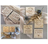 ilauke Unfinished Wood Pieces 50 Pcs 4 Inch Wood Square Blank Natural Wood Slices Wooden Squares Cutouts for Crafts Wood Burning Painting Staining ilauke