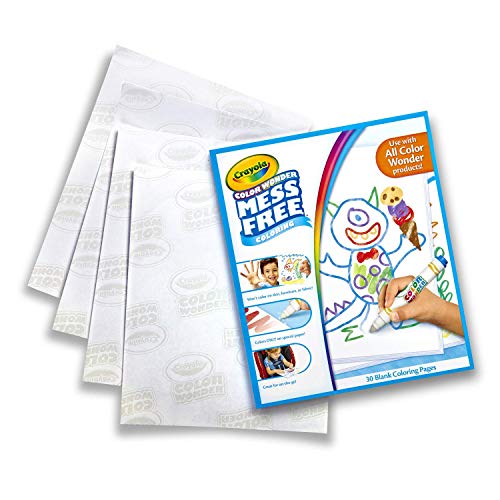 Crayola Color Wonder Mess Free Coloring, Blank Coloring 30 Pages, Gifts for Toddlers, Ages 3, 4, 5 - WoodArtSupply