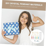 STOBOK 1 Set No-Bake Glue Painting DIY Supplies Diamond Art Accessories and Tools 5d Kit DIY Tray Organizer STOBOK