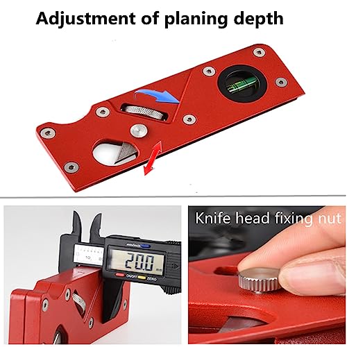 szhdxsy, Wood Planar carpenter's edge trimming tool, suitable for manual chamfering and planing of wood quick trimming,for Quick Edge Trimming and WoodArtSupply
