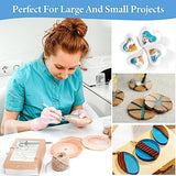 Epoxy Resin 34OZ - Epoxy Resin Kit, Crystal Clear Epoxy Resin Kit - Not Yellowing, No Bubble, Self Leveling, High-Gloss, Casting & Coating for DIY FUHITIM