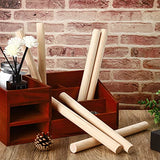 Yulejo 1 x 12 Inch Dowel Rods Wood Sticks Wooden Dowel Rods Round Unfinished Hardwood Sticks Wooden Dowels for Crafts DIY (12) Yulejo