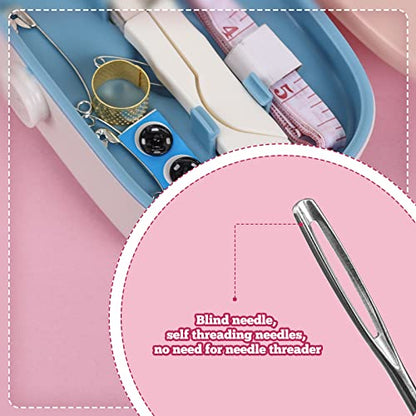 Sewing Project Kit, Portable Family Sewing Supplies Repair Kit, Premium Traveler Sewing Kit Sewing Thread Accessories DIY Sewing Supplies Organizer - WoodArtSupply