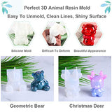 EuTengHao 20Pcs 3D Animal Resin Molds Tools Set Includes 8 Resin Casting Molds Large Clear Unicorn Epoxy Silicone Molds 2 Measurement Cup 10 Wood EuTengHao