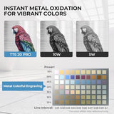 TTS-20 PRO Laser Engraver 20W Laser Power, Laser Cutter with Honeycomb Laser Bed and Air Assist Kit, 95% Pre-Assembled 130W Laser Engraving Machine Naccolly