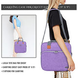 LUXJA Carrying Case Compatible with Cricut Easy Press (9 inches x 9 inches), Tote Bag Compatible with Cricut Easy Press and Supplies (Bag Only, LUXJA
