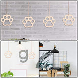 Healifty 30pcs Bear Printed Wood Chip Pendant Unfinished Wood Slices Bear Wood Cutout Unfinished Bookmark Bear Shape Gift Blank Bookmarks Wooden Healifty