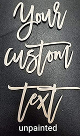 Custom Wood Word Sign, Wall Decor, Personalized Wooden Wall Art, Any cursive word or name sign Kobasic Creations