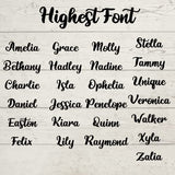 Wooden Custom Name Sign, Nursery Name Sign, Family Name Signs, Choice of Size & Fonts! Generic