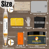 11 PCS Wooden Burning Paste Kit，4 OZ Marker Paste for Wood Burn Set, Burning Markers on Wood Surface, Accurately & Easily Burn Designs on Wood, EIGTWEN