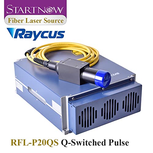 Startnow Fiber Laser Source 20W 30W 50W Raycus Q-Switched Pulse Laser Power Supply for YAG Laser Marking Machine (RFL-P20QS) STARTNOW