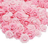 Bright Creations Artificial Roses in 2 Pink Colors, 2-Inch Faux Flower Heads for Crafts (200 Pack) Bright Creations