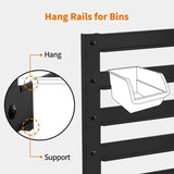 MCombo Metal Workbench for Garage, Adjustable Worktable with Storage Cabinet for Home Office, Basements, Workstation for Home Improvement Bench-81 MCombo