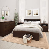 Prepac Fremont 8 Drawer Double Dresser for Bedroom, 15.75" D x 59" W x 36.25" H, Espresso Prepac