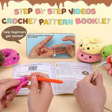 Crochet Kit for Beginners, Beginner Crochet Starter Kit w Step-by-Step Video Tutorials, Learn to Crochet Kits for Adults & Kids, DIY Knitting Crochetta