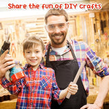 ONUPGO 6 PCS Dowel Rods Wood Sticks 1" X 12" Wooden Dowel Rods for Craft Round Natural Wood Crafts Unfinished Hardwood Sticks for Arts,DIY, Tiered ONUPGO