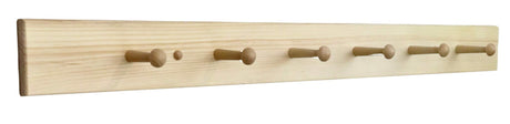 36" Shaker Peg Rack Unfinished Generic
