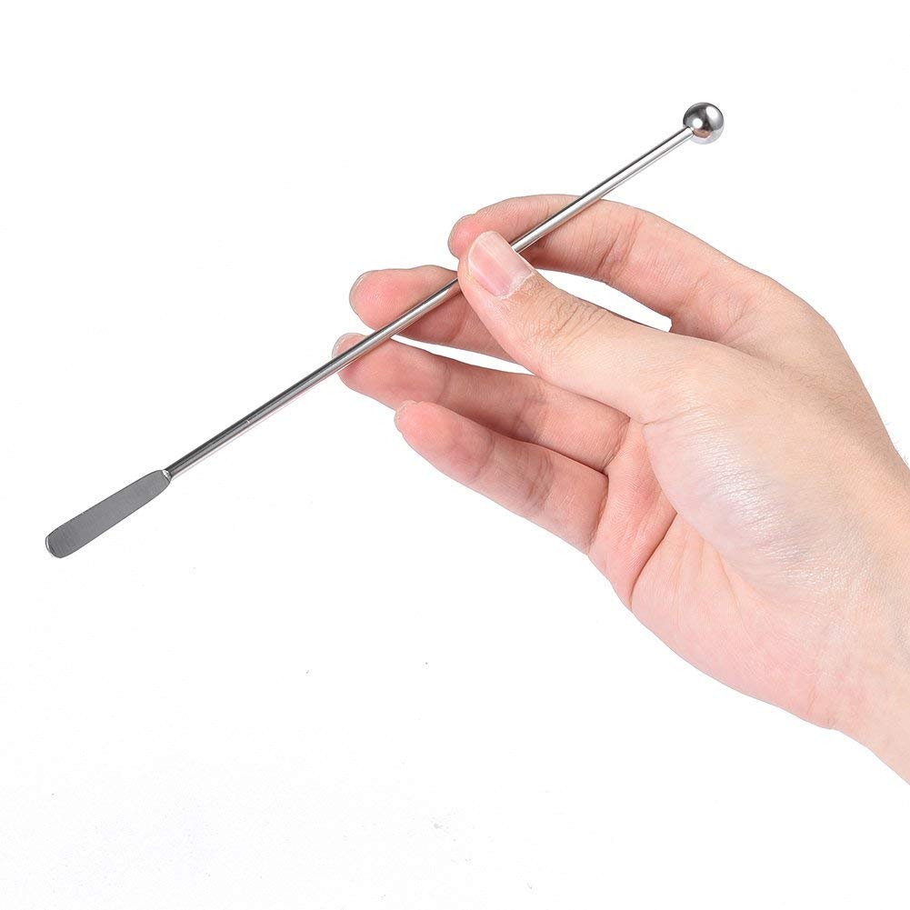 20 pcs Stainless Steel Coffee Beverage Stir Sticks Cocktail Stirrers Drink Swizzle Stick 7.4" Swizzle Stick Picks Tools - WoodArtSupply