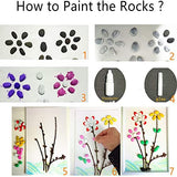 300PCS Tiny Painting Rocks, Meilala DIY Pebble Flat & Smooth Rocks for Arts, Crafts, Decoration, Fish Tank,Garden,Hand Picked Stones for Meilala