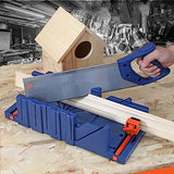 Hand Mitre Saws, Saw Angle Cutting Box Sawing Guide Tool Hand Miter Saw Cabinet Set with Multi Angle High Efficiency for Cutting Wood Yosoo Health Gear