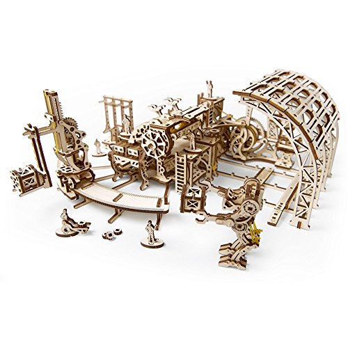 S.T.E.A.M. Line Toys UGears Mechanical Models 3-D Wooden Puzzle - Mechanical Robot Factory UGEARS