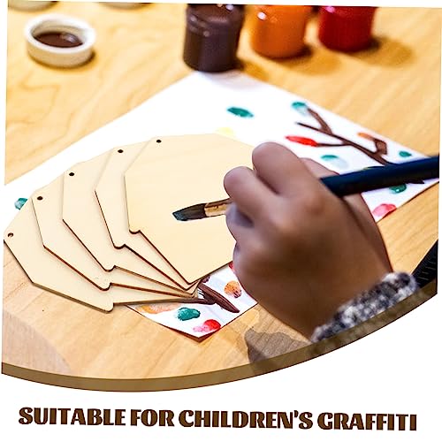 Anneome 45pcs Farm Animal Wood Piece Animal Wood Cutouts Wood Flowers Farm Animals Wooden Cutouts Craft Wood Rustic Wedding Decor Wood Toy Unfinished Anneome