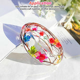 710pcs DIY Dried Flowers Scattered Aromatherapy Candle Epoxy Resin Pendant TEAMWILL