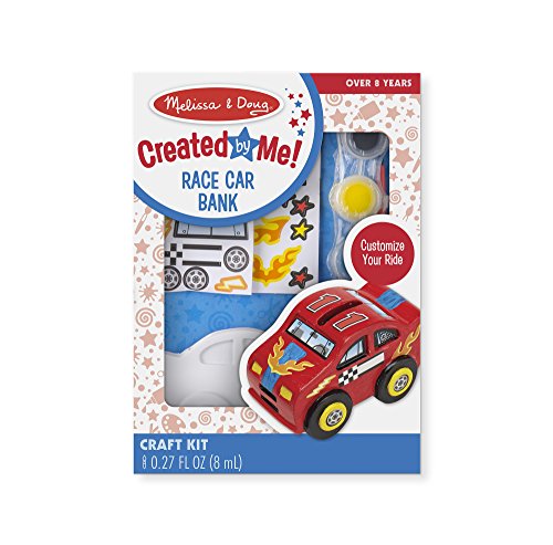 Melissa & Doug Created by Me! Race Car Bank Craft Kit - WoodArtSupply