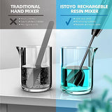 ISTOYO Rechargeable Resin Mixer, Epoxy Mixer for Saving Your Wrist, Epoxy Resin Mixer, Resin Stirrer for Resin Molds, Resin Supplies, Resin, Silicone ISTOYO