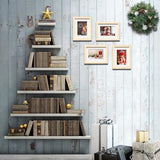 KINLINK 5x7 Picture Frames Natural Wood Frames with Acrylic Plexiglass for Pictures 4x6 with Mat or 5x7 without Mat, Tabletop and Wall Mounting KINLINK