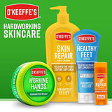 O'Keeffe's Giftbox Including Lip Repair with Cherry and Vitamin E Oil Stick, Working Hands Jar and Healthy Feet Jar O'Keeffe's