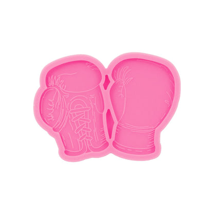 Angel Wings Boxing Gloves Silicone Molds Fight Gloves Shape Resin Mold for DIY Epoxy Resin Craft Art Jewelry Making Phone Socket Mold Badge Reel Mold