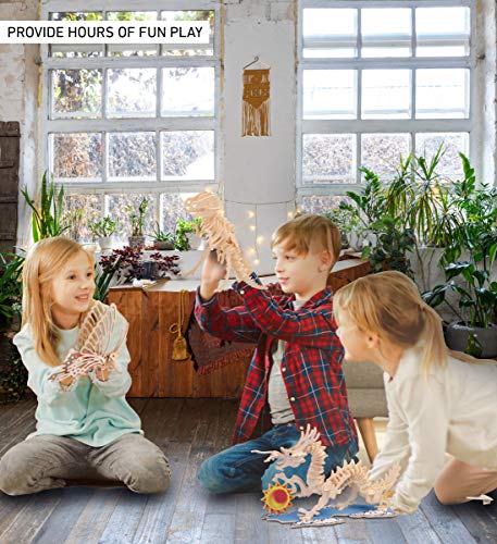 Puzzled 3D Jigsaw 16 Pieces, 4 Years-and UP, Brown Puzzled