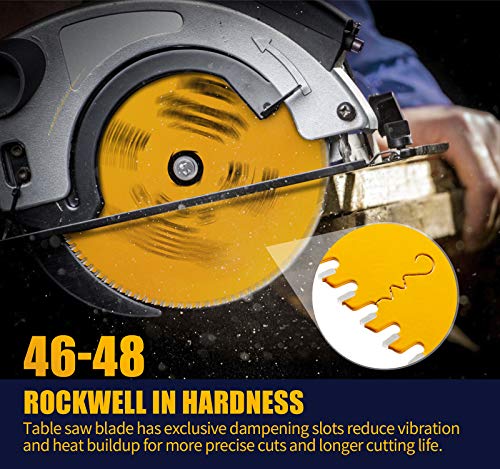 MIDO PROFESSIONAL ABRASIVE 12 Inch Miter Saw Blade 96 Teeth Circular Saw Blade 1" Arbor Table Saw Blade for Purpose Hard & Soft Wood Unique Noise MIDO Professional Abrasive