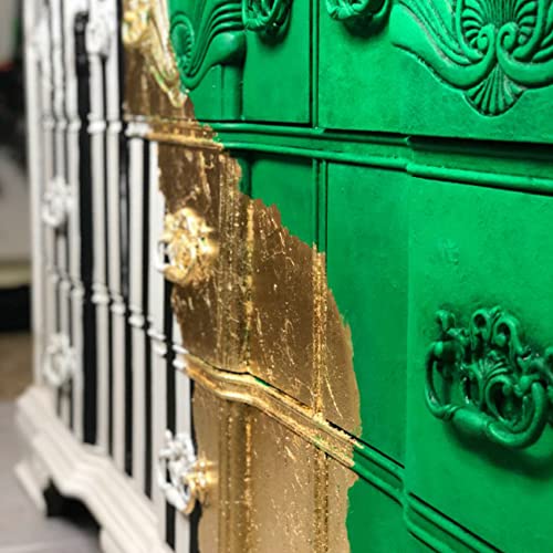 Gilding Adhesive, 50ml 3 Bottles for Gold Leaf Epoxy Resin Water Based Glue（Brush + Gloves as Gift) KIRIN