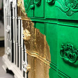 Gilding Adhesive, 50ml 3 Bottles for Gold Leaf Epoxy Resin Water Based Glue（Brush + Gloves as Gift) KIRIN