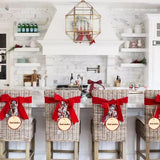 Natural Wood Slices TICIOSH Craft Unfinished Wood kit Predrilled with Hole Wooden Circles for DIY Crafts Wedding Decorations Christmas Ornaments Arts TICIOSH