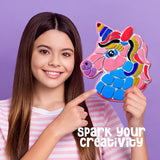 Stepping Stone Painting Kit for Kids - Paint 5 Garden Stones - Arts and Crafts for Boys & Girls Ages 4-12 - Gifts for Kid, Boy, Girl Age 4, 5, 6, 7, Dan&Darci