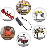 Etoolcity Automatic Vacuum Switch, Dust Collector Switch for Power Tools, Auto Delay Vacuum On to Prevent Circuit Overload, Delay Vacuum Off for Etoolcity