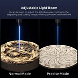 Official Creality Laser Engraver 40W, Falcon 2 Laser Cutter, 25000mm/min Speed DIY Laser Engraving Machine with Air Assist for Wood, Metal, Acrylic, Creality