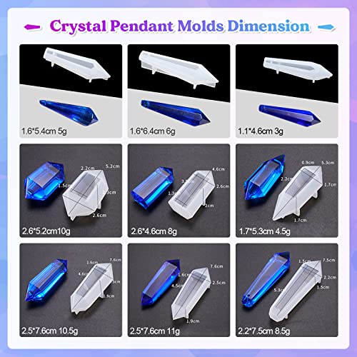 LET'S RESIN 30pcs Resin Jewelry Molds, Jewelry Molds for UV Resin