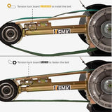 KFMK 2"x48" Belt Grinder Attachment for Bench Grinders, 2x48 Inch Belt and 7 Inch Disc Sander Attachment for Bench Grinders KFMK