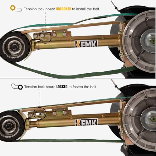 KFMK 2"x48" Belt Grinder Attachment for Bench Grinders, 2x48 Inch Belt and 7 Inch Disc Sander Attachment for Bench Grinders - WoodArtSupply