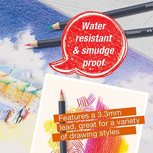 Faber-Castell Goldfaber Color Pencils Tin Set, 24ct. Faber-Castell